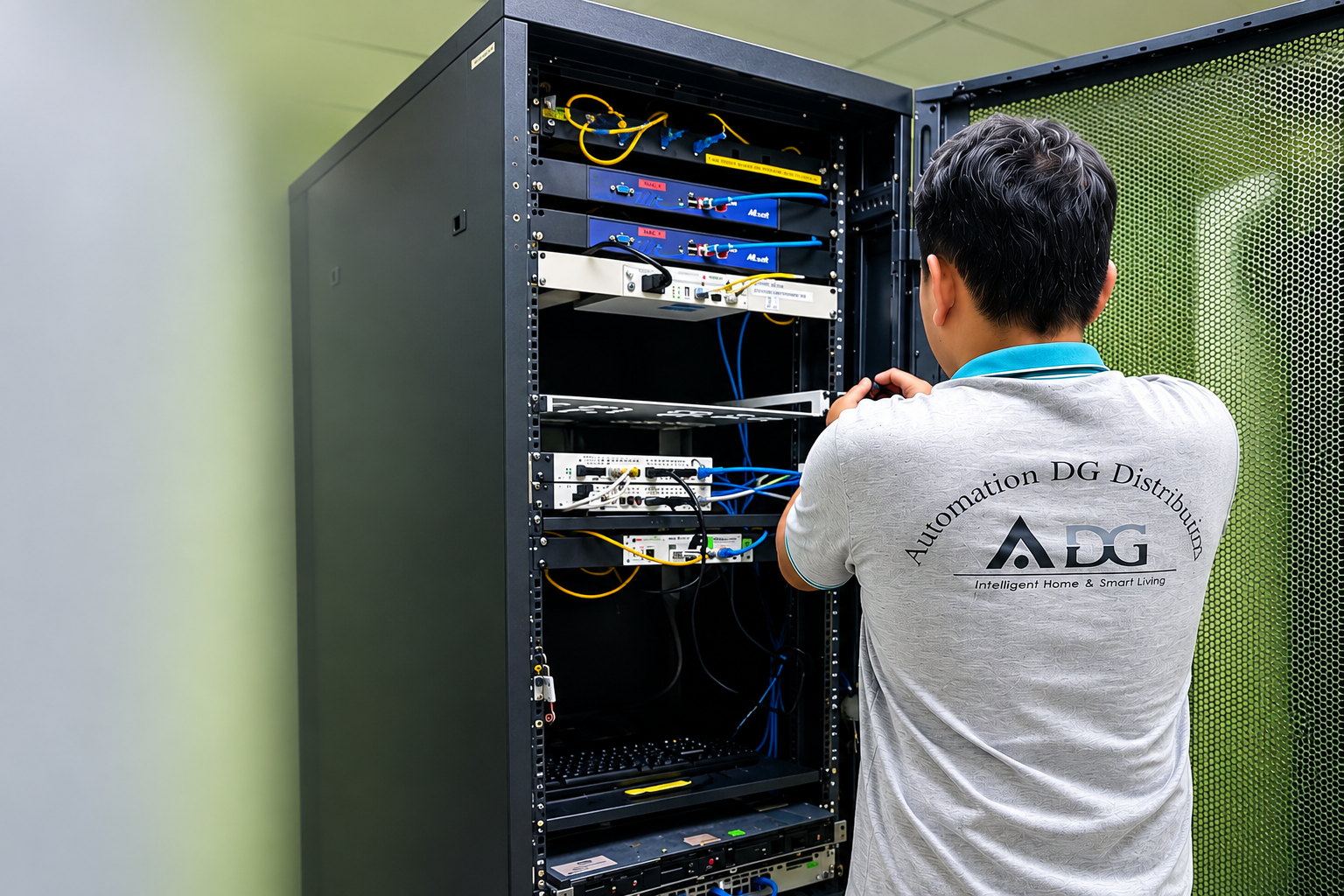 ICT network infrastructure and server rack installation by Automation DG Distribution
